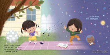 Sisters Are Sisters Forever: A Board Book about Sibling Love - Brooke Jorden [KSIĄŻKA]