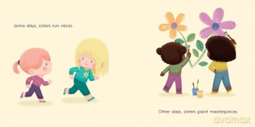 Sisters Are Sisters Forever: A Board Book about Sibling Love - Brooke Jorden [KSIĄŻKA]