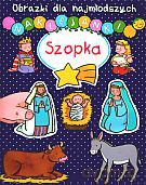 Szopka. Obrazki dla najmłodszych. Naklejanki - Nathalie Belineau [KSIĄŻKA]