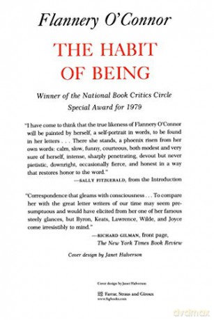 The Habit of Being: Letters of Flannery O'Connor - Sally Fitzgerald [KSIĄŻKA]