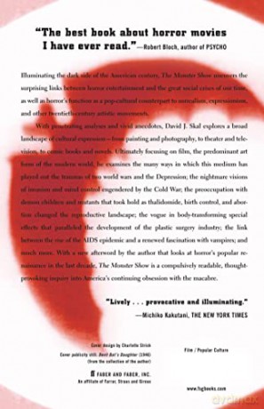 The Monster Show: A Cultural History of Horror - David J Skal [KSIĄŻKA]