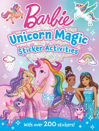 Barbie Unicorn Magic Sticker Activity Book: Magical sticker activities, puzzles and scenes - the perfect gift for Barbie fans! - Barbie [KSIĄŻKA]