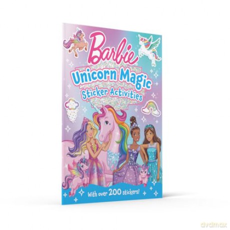 Barbie Unicorn Magic Sticker Activity Book: Magical sticker activities, puzzles and scenes - the perfect gift for Barbie fans! - Barbie [KSIĄŻKA]