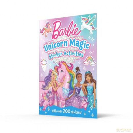 Barbie Unicorn Magic Sticker Activity Book: Magical sticker activities, puzzles and scenes - the perfect gift for Barbie fans! - Barbie [KSIĄŻKA]