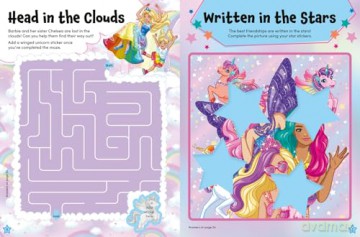 Barbie Unicorn Magic Sticker Activity Book: Magical sticker activities, puzzles and scenes - the perfect gift for Barbie fans! - Barbie [KSIĄŻKA]