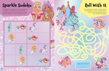 Barbie Unicorn Magic Sticker Activity Book: Magical sticker activities, puzzles and scenes - the perfect gift for Barbie fans! - Barbie [KSIĄŻKA]