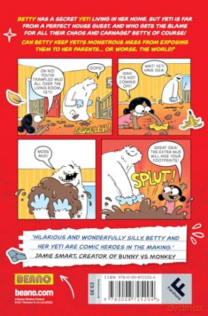 Beano Betty and the Yeti: A Monstrous Mess: Book 2 of the new official Beano children's illustrated funny graphic novel series - perfect for kids aged 6, 7, 8, 9, and 10! - Beano [KSIĄŻKA]