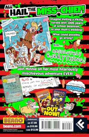 Beano: Minnie and the Viking Voyage: Book 9 in the funny official Beano illustrated fiction series for children - perfect for kids aged 7, 8, 9 and 10 - brand new for 2025 (Beano Fiction) - Beano [KSIĄŻKA]