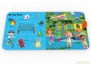 CoComelon First 100 Words Lift-the-Flap Book: A fun early learning board book with lots of flaps to lift! Perfect gift for children aged 1, 2, 3 years - Cocomelon [KSIĄŻKA]