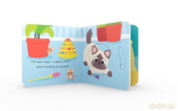 Kitten's Wobbly Bottom: A fun-filled new interactive novelty board book series with sliders to wobble! (Wobbly Bottoms) - Kit Frost [KSIĄŻKA]