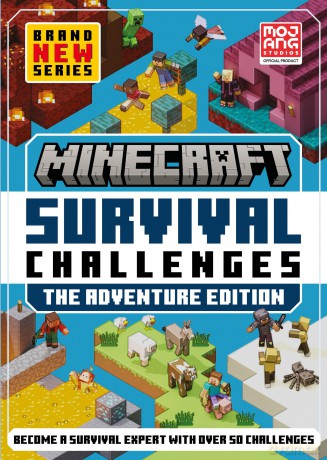 MINECRAFT SURVIVAL CHALLENGES: An official Minecraft illustrated guide with over 30 exciting new ways to play and build in the game for 2025. Perfect for beginners, children and all gaming fans! - Mojang AB [KSIĄŻKA]