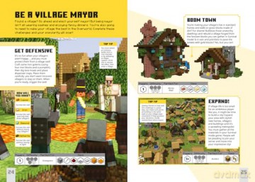 MINECRAFT SURVIVAL CHALLENGES: An official Minecraft illustrated guide with over 30 exciting new ways to play and build in the game for 2025. Perfect for beginners, children and all gaming fans! - Mojang AB [KSIĄŻKA]