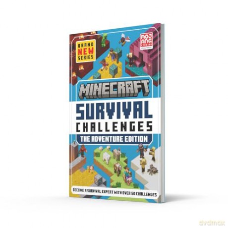 MINECRAFT SURVIVAL CHALLENGES: An official Minecraft illustrated guide with over 30 exciting new ways to play and build in the game for 2025. Perfect for beginners, children and all gaming fans! - Mojang AB [KSIĄŻKA]