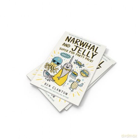 Narwhal and Jelly: Super Pod Party Pack!: Two books in one for readers aged 5+ in the super funny cute friendship graphic novel series - new for 2025! - Ben Clanton [KSIĄŻKA]