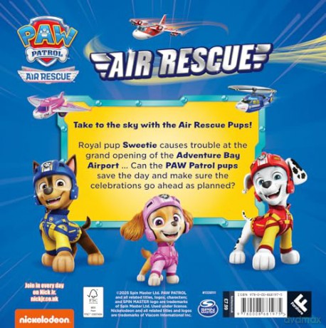 PAW Patrol Air Rescue Picture Book: New for 2025! Follow the pups on an exciting adventure from the popular TV series! Great for kids aged 2, 3, 4, 5, 6 - Paw Patrol [KSIĄŻKA]
