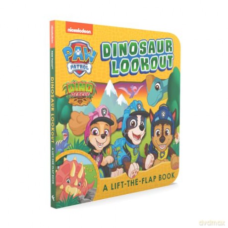PAW Patrol Dinosaur Lookout Lift-the-Flap Book: Brand New dinosaur lift-the-flap board book, perfect gift for little PAW Patrol fans! - Paw Patrol [KSIĄŻKA]