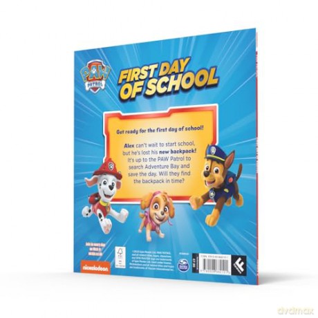 PAW Patrol First Day of School Picture Book: The perfect gift for little PAW Patrol fans starting school! - Paw Patrol [KSIĄŻKA]