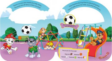 PAW Patrol Playtime Pups: A Carry-Along Board Book: New for 2025, the perfect rhyming book for young children aged 2, 3, 4, 5 to carry around with them! - Paw Patrol [KSIĄŻKA]