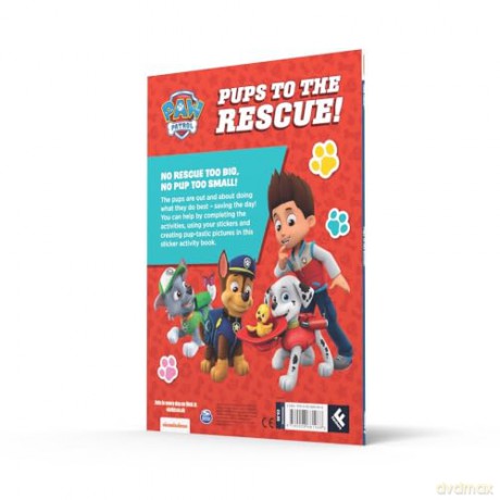 PAW Patrol Pups to the Rescue! Sticker Activity: New sticker book for 2025, including 50 stickers - perfect for young children aged 3, 4, 5, 6 and up! - Paw Patrol [KSIĄŻKA]