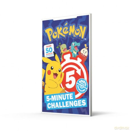 Pokémon 5-Minute Challenges: New for 2025! Packed with fun activities and tricky puzzles for children and fans of the popular TV show aged 5, 6, 7, 8, 9! - Pokémon [KSIĄŻKA]