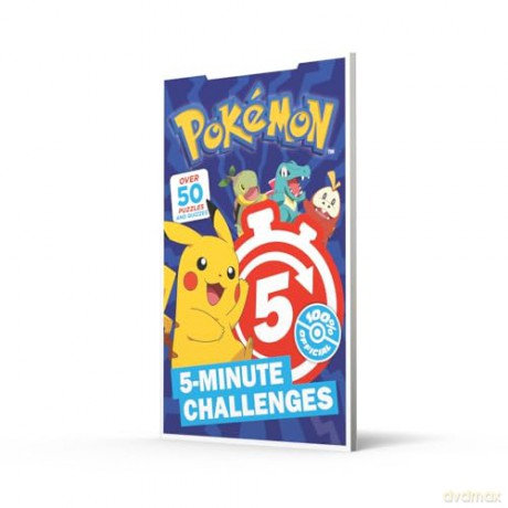Pokémon 5-Minute Challenges: New for 2025! Packed with fun activities and tricky puzzles for children and fans of the popular TV show aged 5, 6, 7, 8, 9! - Pokémon [KSIĄŻKA]