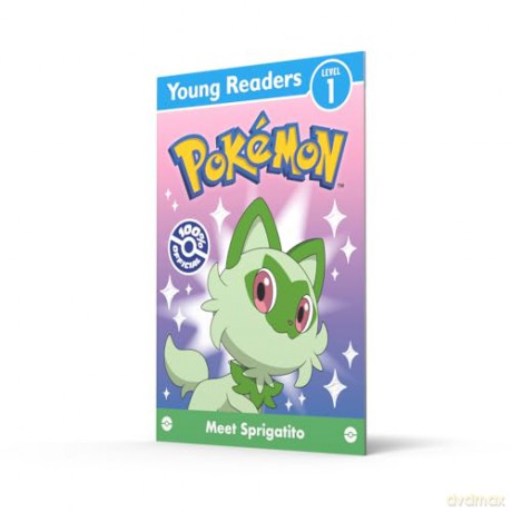 Pokémon Young Readers Level 1: Meet Sprigatito: New for 2025! Dive into reading with this short storybook from Pokémon Horizons: The Series, perfect for young or reluctant readers - Pokémon [KSIĄŻKA]