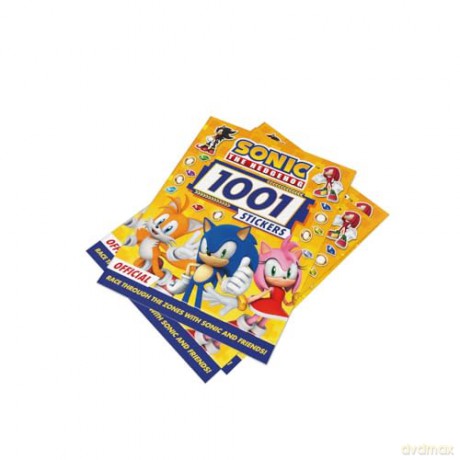 Sonic the Hedgehog 1001 Stickers: NEW for 2025, 100% official sticker book packed full of puzzles and activities perfect for children aged 5, 6, 7 and 8. - Sonic The Hedgehog [KSIĄŻKA]