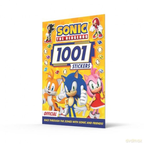 Sonic the Hedgehog 1001 Stickers: NEW for 2025, 100% official sticker book packed full of puzzles and activities perfect for children aged 5, 6, 7 and 8. - Sonic The Hedgehog [KSIĄŻKA]