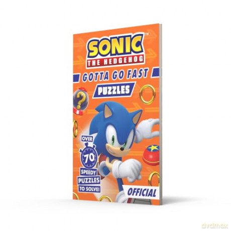 Sonic the Hedgehog Gotta Go Fast Puzzle Book: Packed with over 70 speedy puzzles, the perfect gift for Sonic fans aged 5, 6, 7, 8, 9, 10 - Sonic The Hedgehog [KSIĄŻKA]