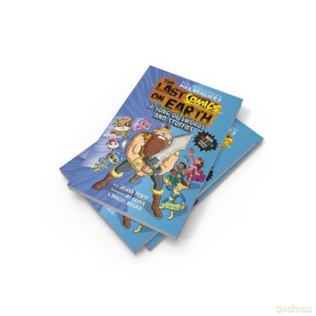 The Last Comics on Earth: A Song of Swords and Stuffies: Epic, funny, full-colour graphic novel new for kids in 2025 from the global phenomenon Last Kids series (The Last Kids on Earth) - Max Brallier [KSIĄŻKA]