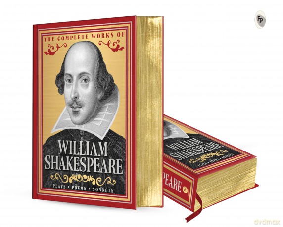 The Complete Works of William Shakespeare: (Deluxe Hardbound Edition) - William Shakespeare [KSIĄŻKA]