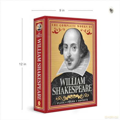 The Complete Works of William Shakespeare: (Deluxe Hardbound Edition) - William Shakespeare [KSIĄŻKA]