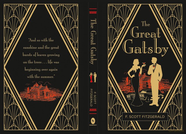 The Great Gatsby (Deluxe Hardbound Edition) (Fingerprint! Classics) - F. Scott Fitzgerald [KSIĄŻKA]
