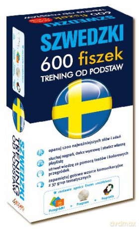 Szwedzki. 600 fiszek. Trening od podstaw [KSIĄŻKA]