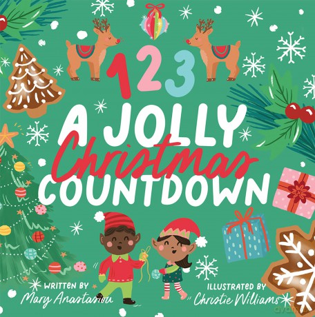 123 a Jolly Christmas Countdown Board Book - Christie Williams [KSIĄŻKA]