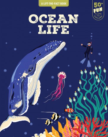 Lift the Fact: Ocean Life: A Lift the Fact Book (Lift-The-Fact Books) - Emma Whitelaw [KSIĄŻKA]