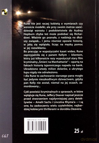 Śmierć na Manhattanie - Jeffrey Deaver [KSIĄŻKA]