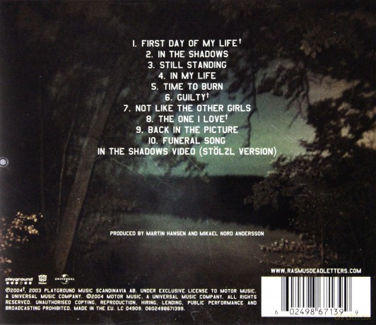 The Rasmus: Dead Letters (reedycja) [CD]