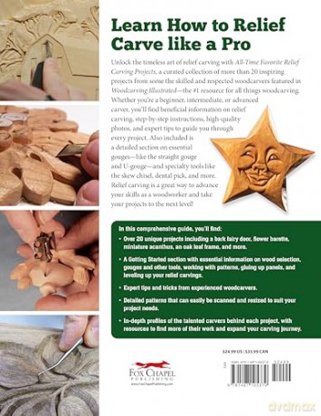 All-Time Favorite Relief Carving Projects: Expert Instruction and Techniques from Woodcarving Illustrated - Editors of Woodcarving Illustrated [KSIĄŻKA]