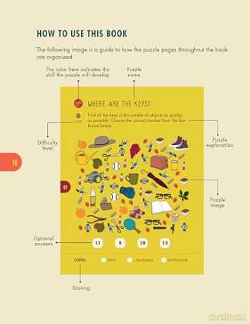 Brilliant Brain Teaser Puzzles for Adults: 101 Games to Sharpen the Mind - Angels Navarro [KSIĄŻKA]