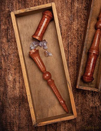 Compendium of Wooden Wand Making Techniques: Mastering the Enchanting Art of Carving, Turning, and Scrolling Wands (Fox Chapel Publishing) 20 Fantasy Designs, Step-by-Step Instructions, and Wood Guide [KSIĄŻKA]