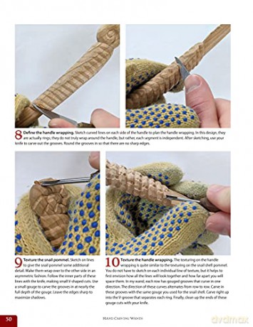 Compendium of Wooden Wand Making Techniques: Mastering the Enchanting Art of Carving, Turning, and Scrolling Wands (Fox Chapel Publishing) 20 Fantasy Designs, Step-by-Step Instructions, and Wood Guide [KSIĄŻKA]