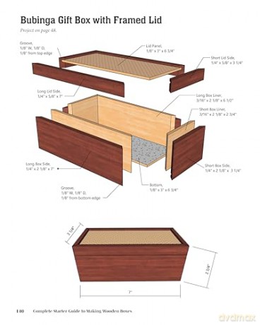 Complete Starter Guide to Making Wooden Boxes: Learn to Craft Beautiful and Practical Containers for Everyday Use - Albert Kleine [KSIĄŻKA]