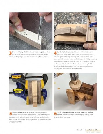 How to Make Classic Wooden Toys: Woodworkers Plans for 15 Sturdy Toys that Go, Plus Skill-Building Techniques - Brad Anderson [KSIĄŻKA]