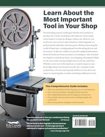 New Complete Guide to Band Saws, Revised and Expanded Edition: Everything You Need to Know About the Most Important Saw in the Shop - Mark Duginske [KSIĄŻKA]