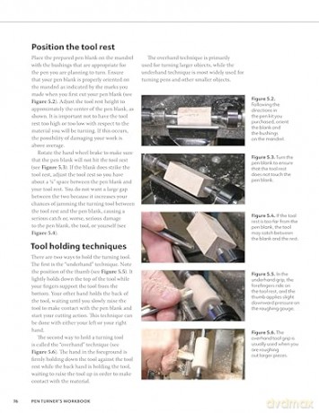 Pen Turner's Workbook, 4th Edition Revised and Expanded: Making Pens from Simple to Stunning Using Wood and Resin - Barry Gross [KSIĄŻKA]