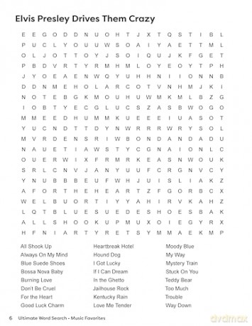 Ultimate Word Search Music Favorites [KSIĄŻKA]