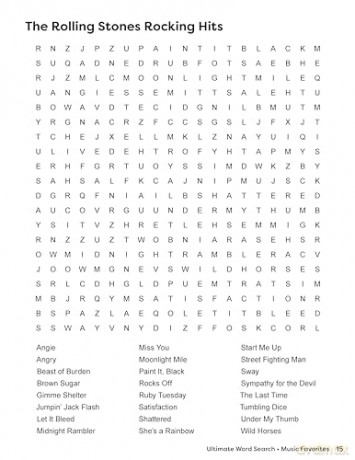 Ultimate Word Search Music Favorites [KSIĄŻKA]