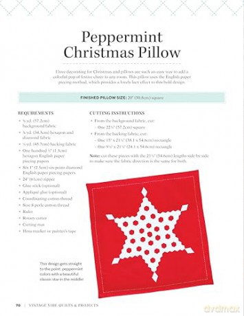 Vintage Vibe Quilts and Projects: Classic Designs for Pretty, Useful Things - Louise Papas [KSIĄŻKA]