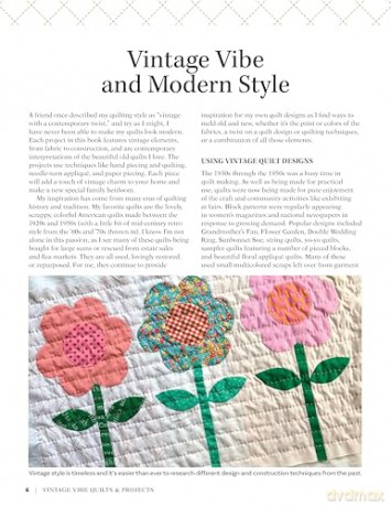 Vintage Vibe Quilts and Projects: Classic Designs for Pretty, Useful Things - Louise Papas [KSIĄŻKA]
